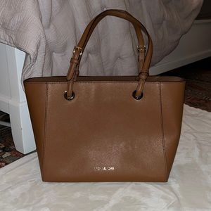 michael kors walsh brown tote bag